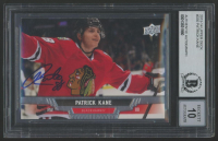 Patrick Kane Signed 2013-14 Upper Deck #330 (BGS | Auto 10) at PristineAuction.com