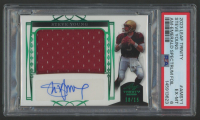 Steve Young 2023 Leaf Trinity Autographed Memorabilia Emerald Spectrum Foil #AMSY1 #10/15 (PSA 6) at PristineAuction.com