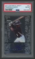 Francisco Lindor 2011 Leaf Metal Draft Autograph #FL1 (PSA 8) at PristineAuction.com