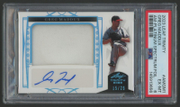 Greg Maddux 2023 Leaf Trinity Platinum Autograph Memorabilia Spectrum Foil #AMGM1 #15/25 (PSA 6) at PristineAuction.com
