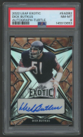 Dick Butkus 2022 Leaf Exotic Autograph Turtle #EADB2 #3/5 (PSA 8) at PristineAuction.com