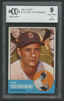 Carl Yastrzemski 1963 Topps #115 (BCCG 9) at PristineAuction.com
