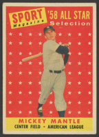 Mickey Mantle 1958 Topps #487 AS TP at PristineAuction.com