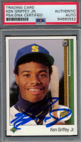 Ken Griffey Jr. Signed 1989 Upper Deck #1 RC (PSA) at PristineAuction.com