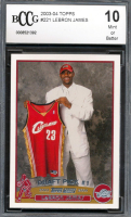 LeBron James 2003-04 Topps #221 RC (BCCG 10) at PristineAuction.com