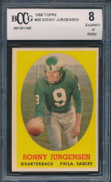 Sonny Jurgensen 1958 Topps #90 RC (BCCG 8) at PristineAuction.com