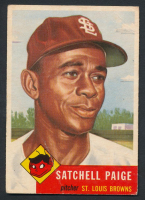 Satchel Paige 1953 Topps #220 RC at PristineAuction.com