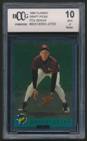 Derek Jeter 1992 Classic Draft Picks Foil Bonus #BC6 (BCCG 10) at PristineAuction.com