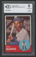 Ernie Banks 1963 Topps #380 (BCCG 9) at PristineAuction.com
