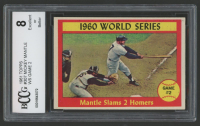 Mickey Mantle 1961 Topps #307 World Series Game 2 (BCCG 8) at PristineAuction.com