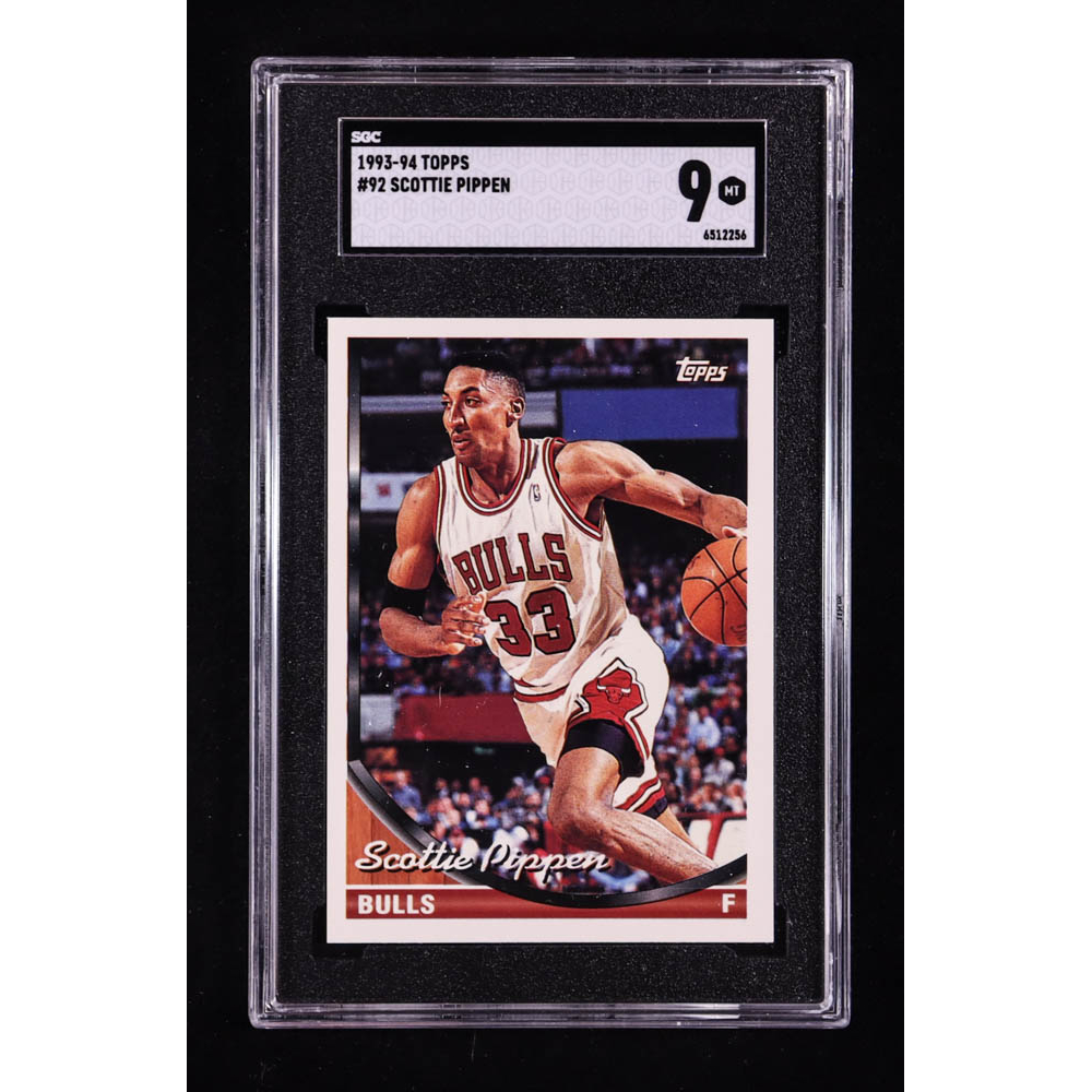 Scottie Pippen 1993-94 Topps #92 (SGC 9) at PristineAuction.com