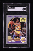 Magic Johnson 1990-91 NBA Hoops #157 (SGC 8) at PristineAuction.com