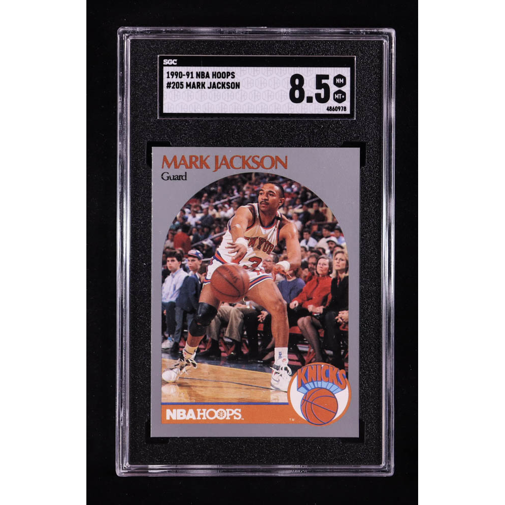 Mark Jackson 1990-91 Hoops #205 (SGC 8.5) at PristineAuction.com