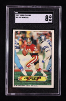 Joe Montana 1983 Topps Sticker #21 (SGC 8) at PristineAuction.com