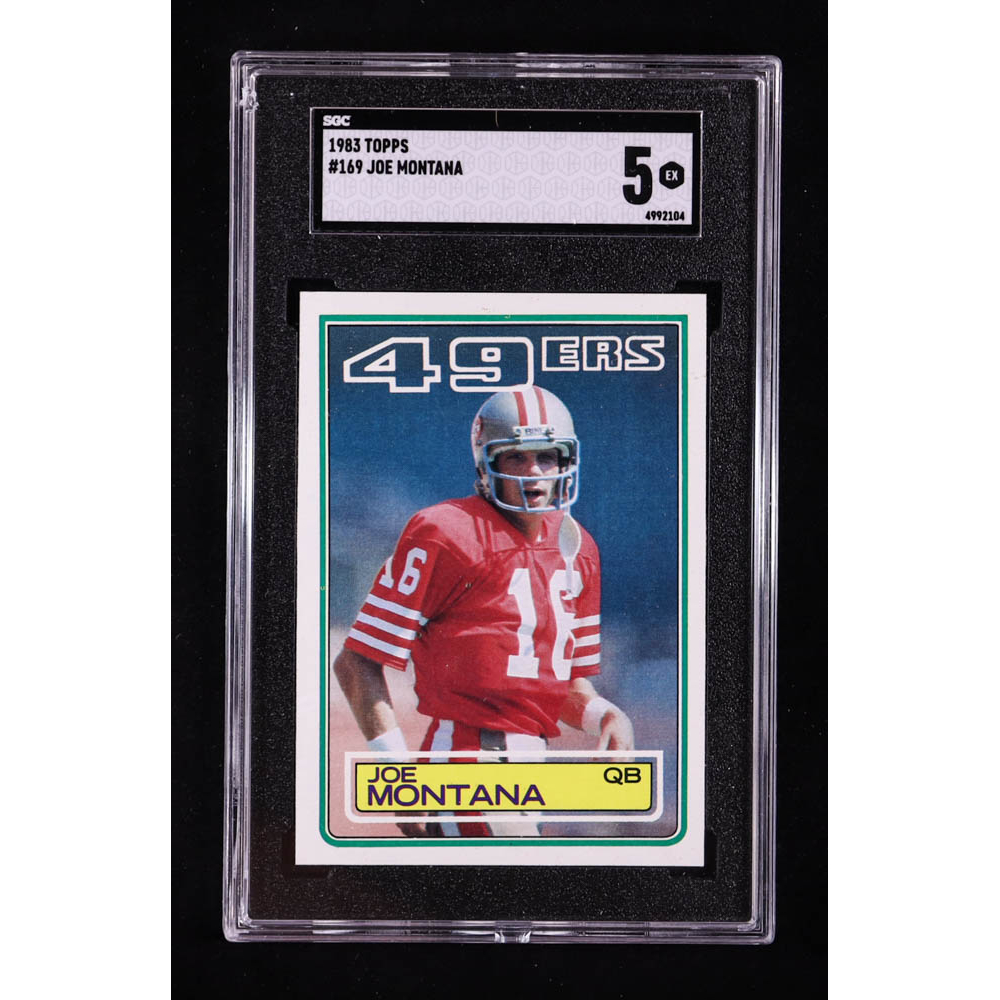 Joe Montana 1983 Topps #169 (SGC 5) at PristineAuction.com