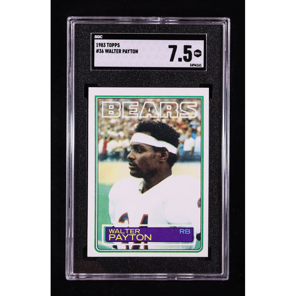 Walter Payton 1983 Topps #36 (SGC 7.5) at PristineAuction.com