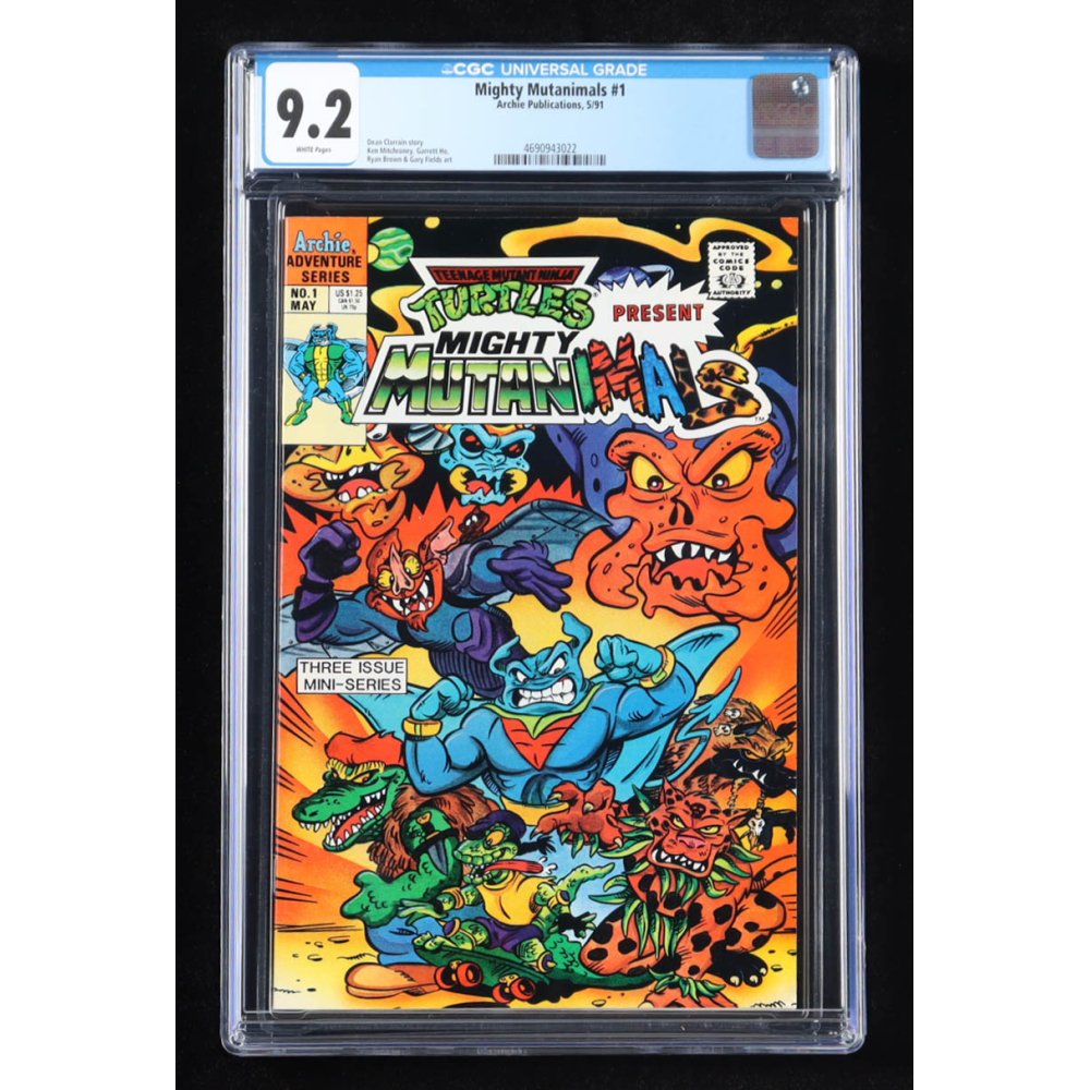 1991 "Mighty Mutanimals" Issue #1 Archie Publications Comic Book (CGC 9.2) at PristineAuction.com