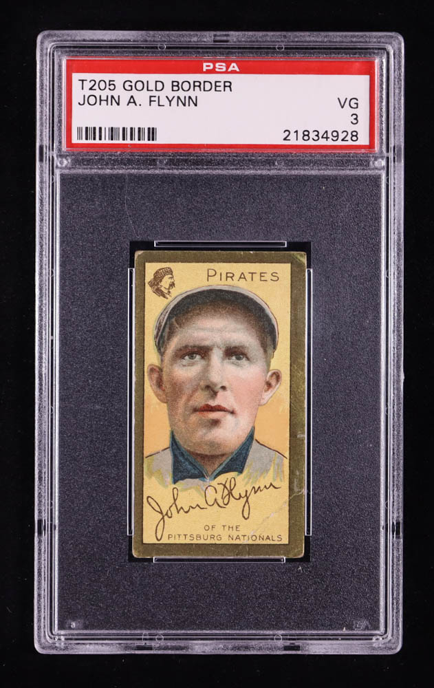 John Flynn 1911 T205 Gold Border #67 (PSA 3)