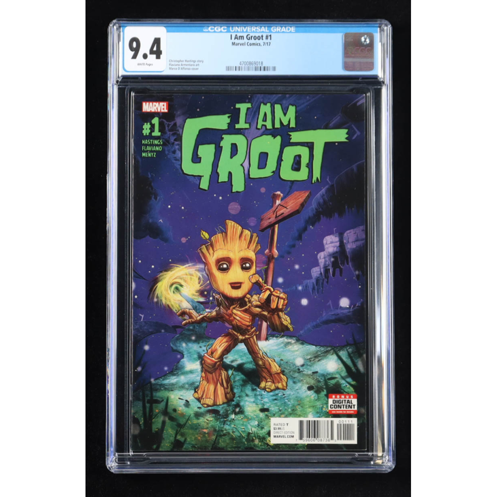 2017 "I Am Groot" #1 Marvel Comic Book (CGC 9.4) at PristineAuction.com