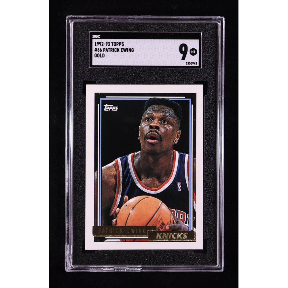 Patrick Ewing 1992-93 Topps Gold #66 (SGC 9) at PristineAuction.com