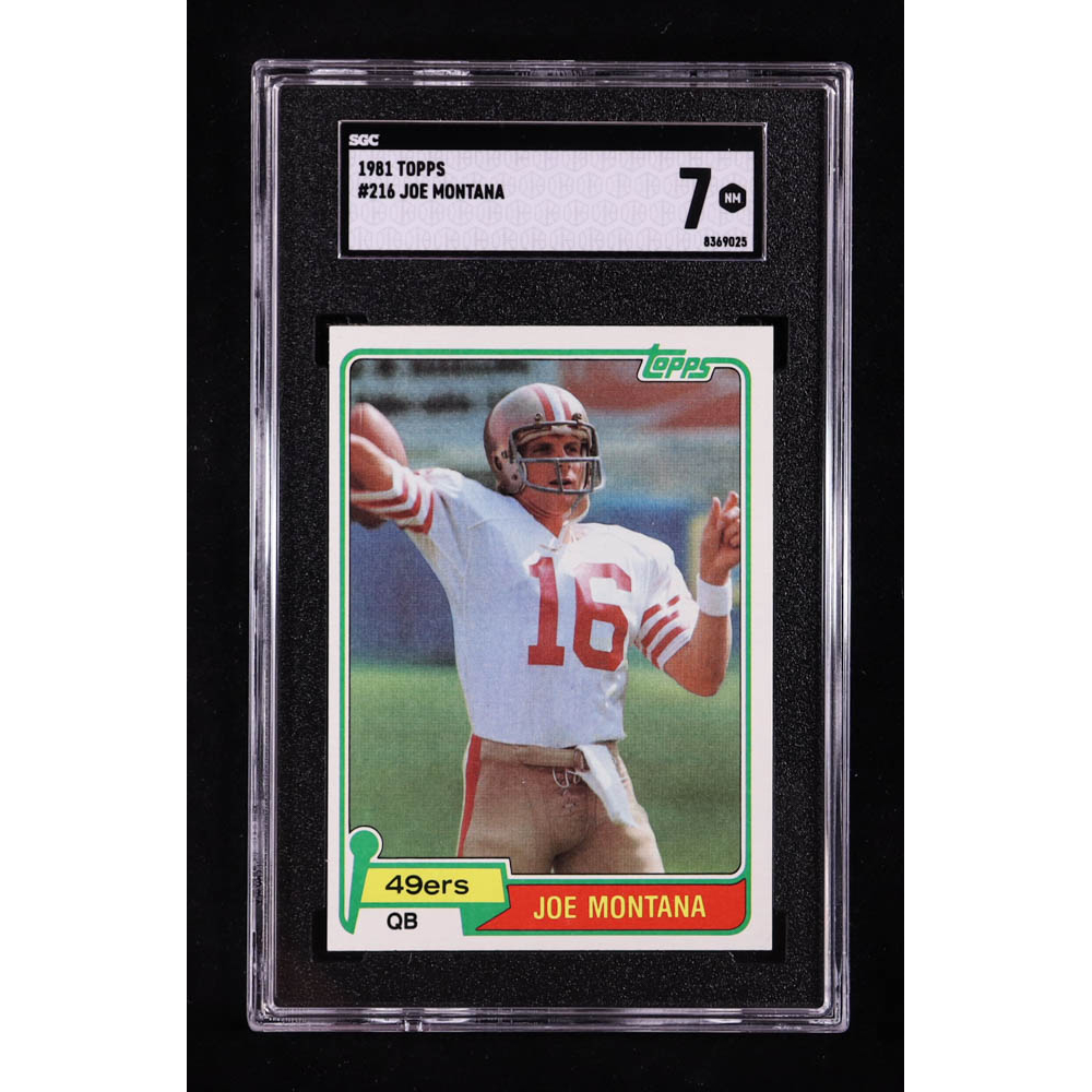 Joe Montana 1981 Topps #213 (SGC 7) at PristineAuction.com