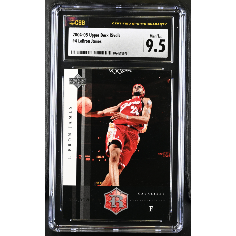 Lebron James 2004-05 Upper Deck Rivals #4 (CSG 9.5) at PristineAuction.com