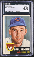 Paul Minner 1953 Topps #92 (CGC 4.5) at PristineAuction.com