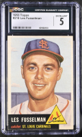 Les Fusselman 1953 Topps #218 (CGC 5) at PristineAuction.com