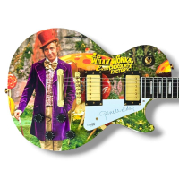 Gene Wilder Signed "Willy Wonka & The Chocolate Factory" Custom Les Paul Guitar (JSA) at PristineAuction.com