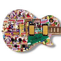 Stan Lee Signed Marvel "Famous 1st Appearances" Custom Les Paul Guitar (JSA) at PristineAuction.com