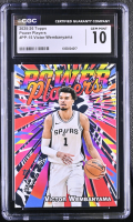 Victor Wembanyama 2025-26 Topps Power Players #PP-15 (CGC 10) at PristineAuction.com