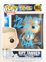 Tom Wilson Signed "Back to the Future" #963 Biff Tannen Funko Pop! Vinyl Figure Inscribed "Say Hi To Your Mom For Me" (ACOA) at PristineAuction.com