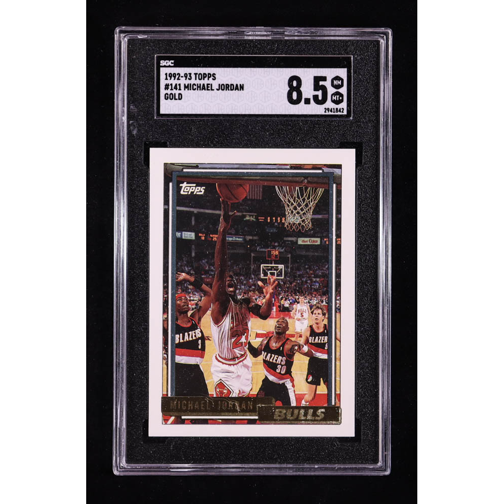 Michael Jordan 1992-93 Topps Gold #141 (SGC 8.5) at PristineAuction.com