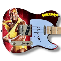 Hulk Hogan Signed WWE "Hulkamania" Telecaster Guitar (JSA) at PristineAuction.com