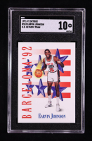 Magic Johnson 1991-92 SkyBox #533 USA (SGC 10) at PristineAuction.com