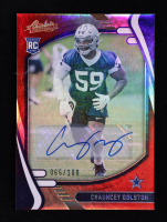 Chauncey Golston 2021 Absolute Signature Rookies Spectrum Red #192 #066/100 RC at PristineAuction.com