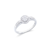 0.36 CTW Natural Diamond Ring Mounted In White Gold H-I, I1-I2 | Estimated Retail Value: $5,725 (IGI) at PristineAuction.com