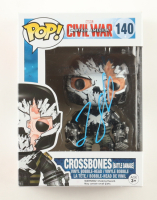 Frank Grillo Signed "Marvel - Captain America: Civil War" #140 Crossbones (Battle Damage) Bobble-Head Funko Pop! Vinyl Figure (ACOA) at PristineAuction.com