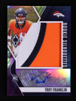 Troy Franklin 2024 Panini Phoenix Rookie Silhouettes ColorBurst #13 #07/24 RC at PristineAuction.com
