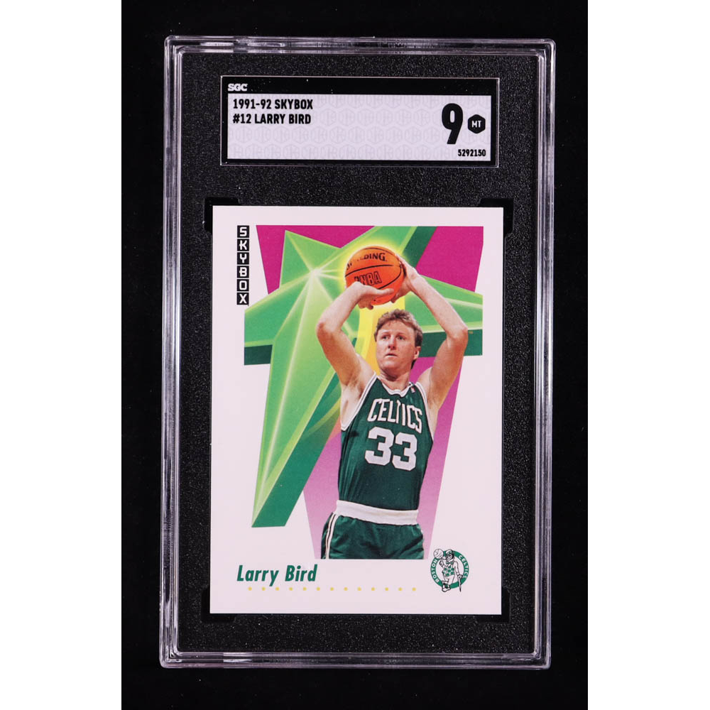 Larry Bird 1991-92 SkyBox #12 (SGC 9) at PristineAuction.com