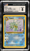 Seadra 1999 Pokemon Fossil 1st Edition #42 (CGC 8) at PristineAuction.com