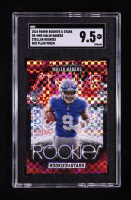 Malik Nabers 2024 Rookies and Stars Stellar Rookies Red Plaid #4 RC (SGC 9.5) at PristineAuction.com