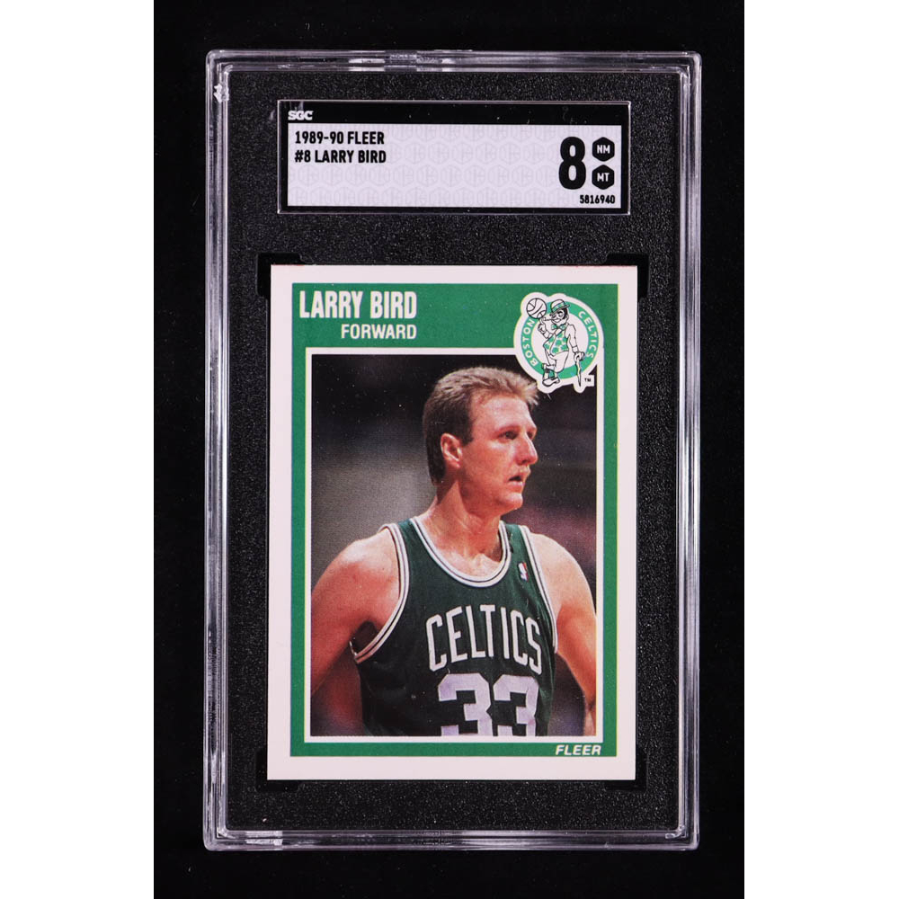 Larry Bird 1989-90 Fleer #8 (SGC 8) at PristineAuction.com