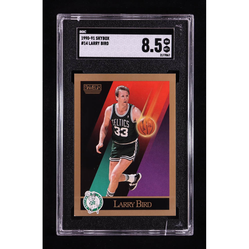 Larry Bird 1990-91 Skybox #14 (SGC 8.5) at PristineAuction.com