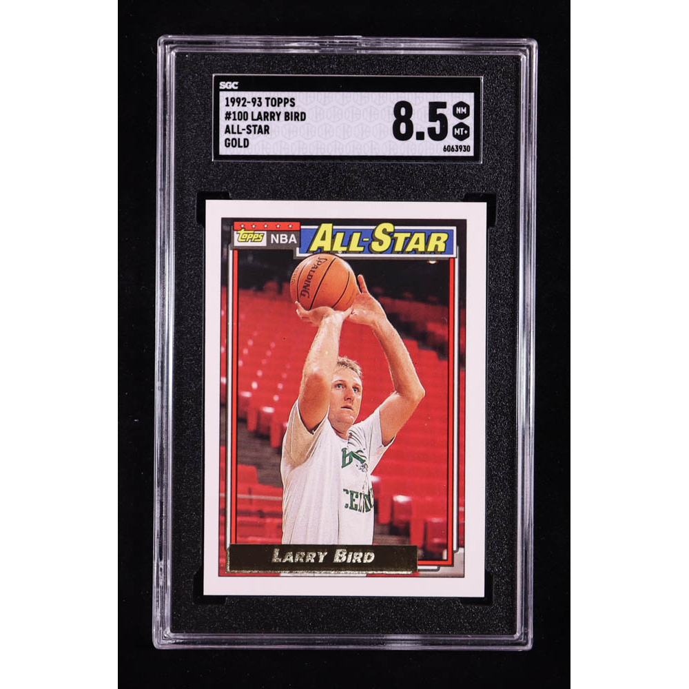 Larry Bird 1992-93 Topps All-Star Gold #100 (SGC 8.5) at PristineAuction.com