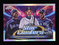 Ken Griffey Jr. / Ichiro / Julio Rodriguez 2025 Topps Cosmic Chrome Triple Star Clusters #TSC3 at PristineAuction.com
