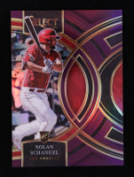 Nolan Schanuel 2024 Select Premier Level Prizms Purple #34 #15/99 RC at PristineAuction.com