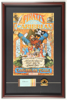 Disney's Disneyland Pirates of the Caribbean Custom Framed Print Display with Ticket Book & Ride Pin at PristineAuction.com