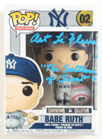Art LaFleur Signed "Yankees" #02 Babe Ruth Funko Pop! Vinyl Figure Inscribed "The Sultan of Swat" & "Heroes Get Remembered But Legends Never Die" (ACOA) at PristineAuction.com