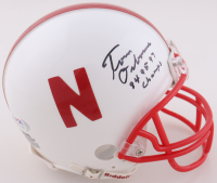 Tom Osborne Signed Nebraska Cornhuskers Mini Helmet Inscribed "94 95 National Champs" (PSA) at PristineAuction.com
